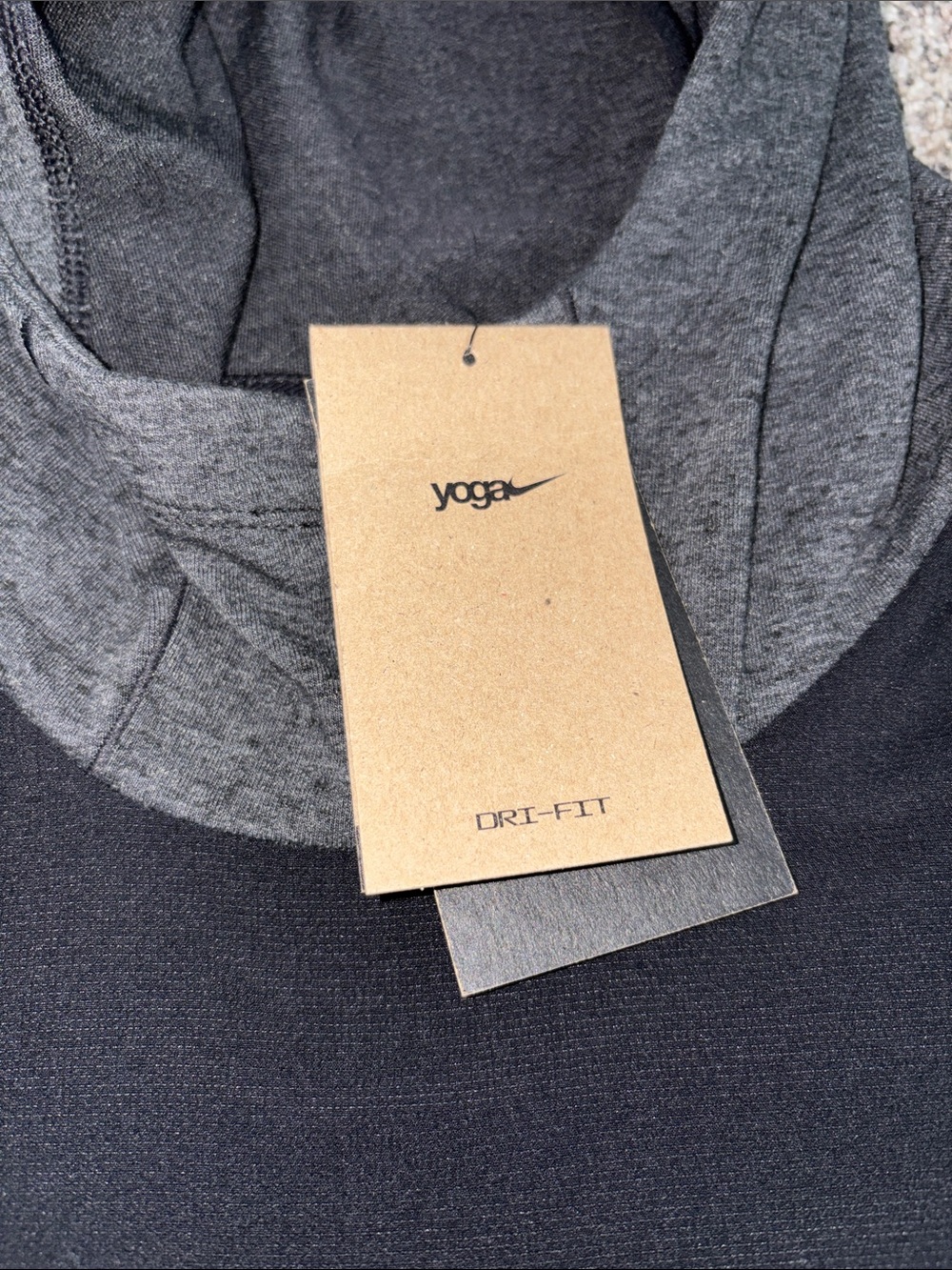 Nike Swoosh Yoga Pullover on Grey NWT - Picture 5 of 7